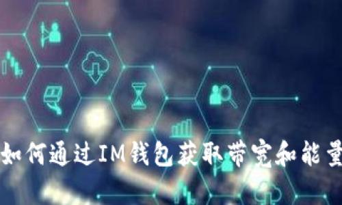 如何通过IM钱包获取带宽和能量